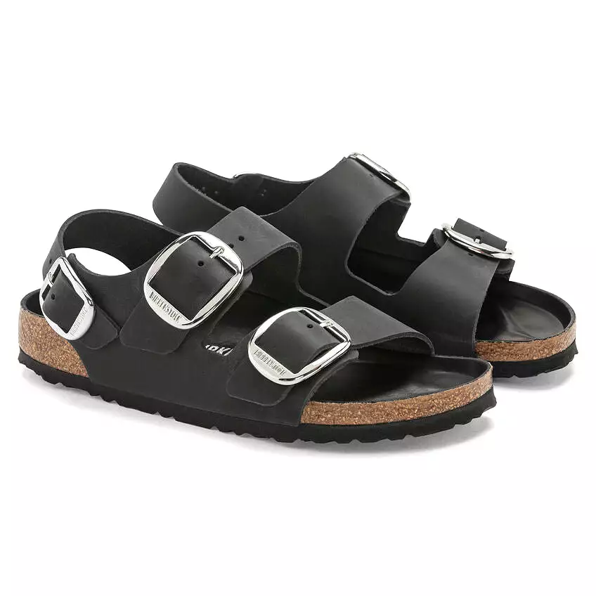 Birkenstock Milano Big Buckle Black   