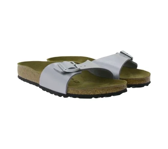 BIRKENSTOCK Mules Madrid Made in Germany sandalia ancho estrecho 0040413 plata