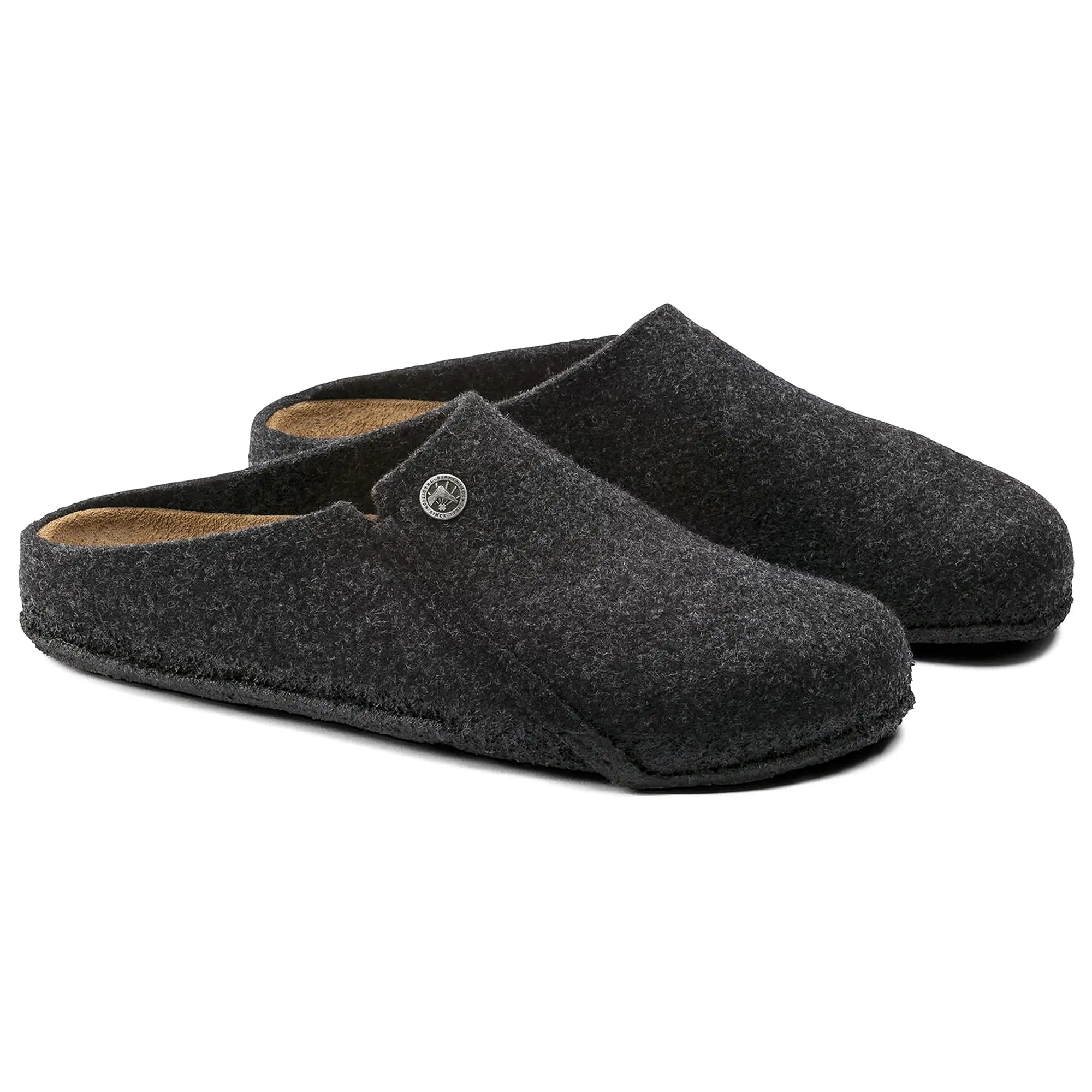 Birkenstock Zermatt Felt Slippers - Anthracite