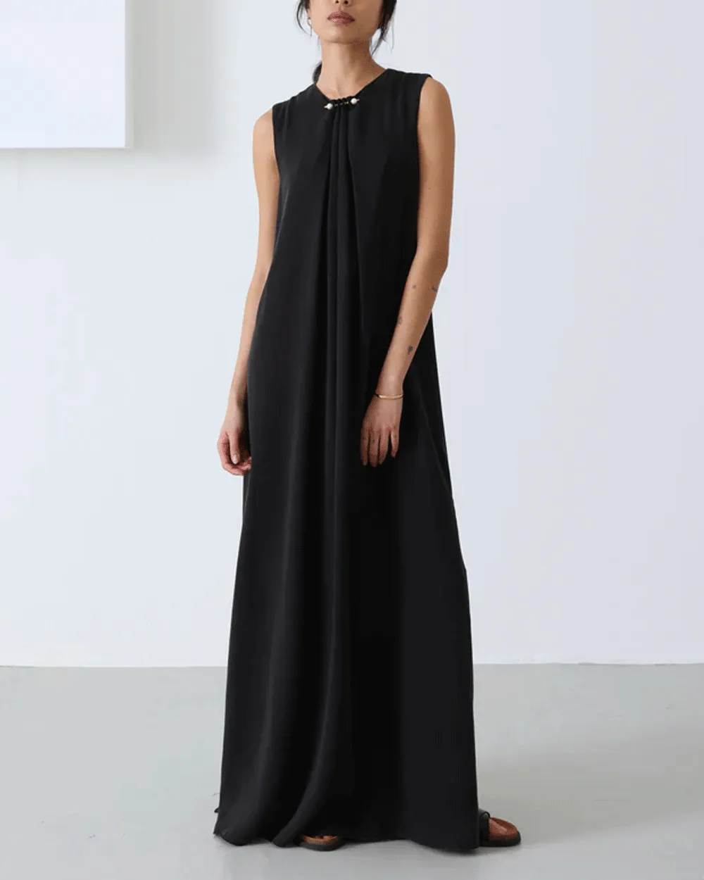 Black Brittany Maxi Dress