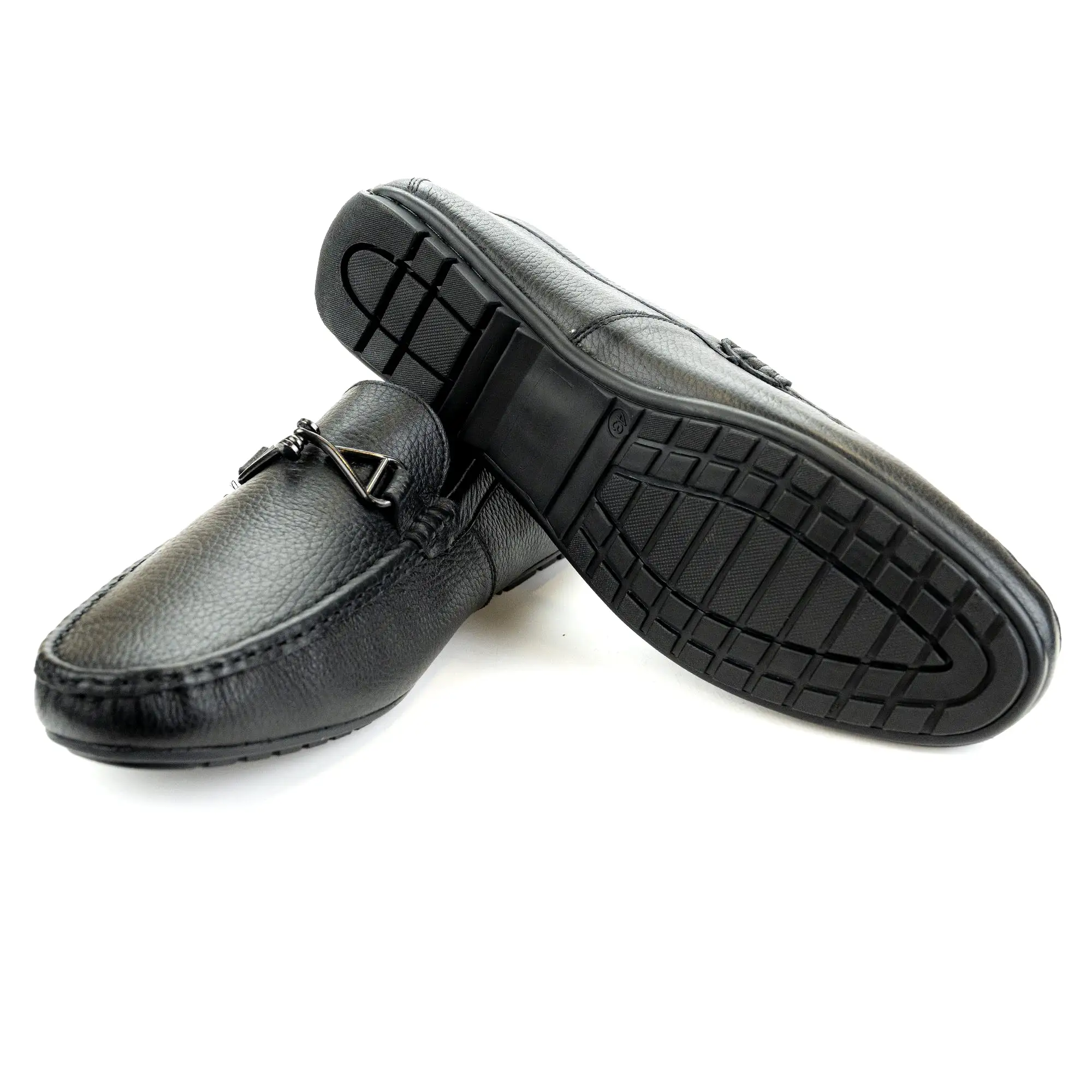 Black Clipped Moccasin