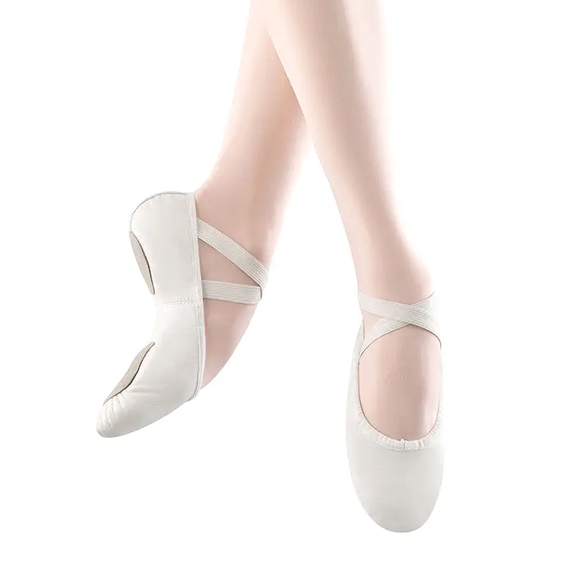 Bloch Prolite II Leather Ballet Slippers - White