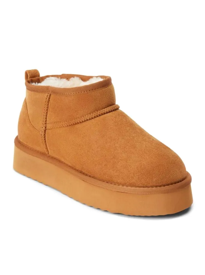 Breckenridge Booties - Cognac