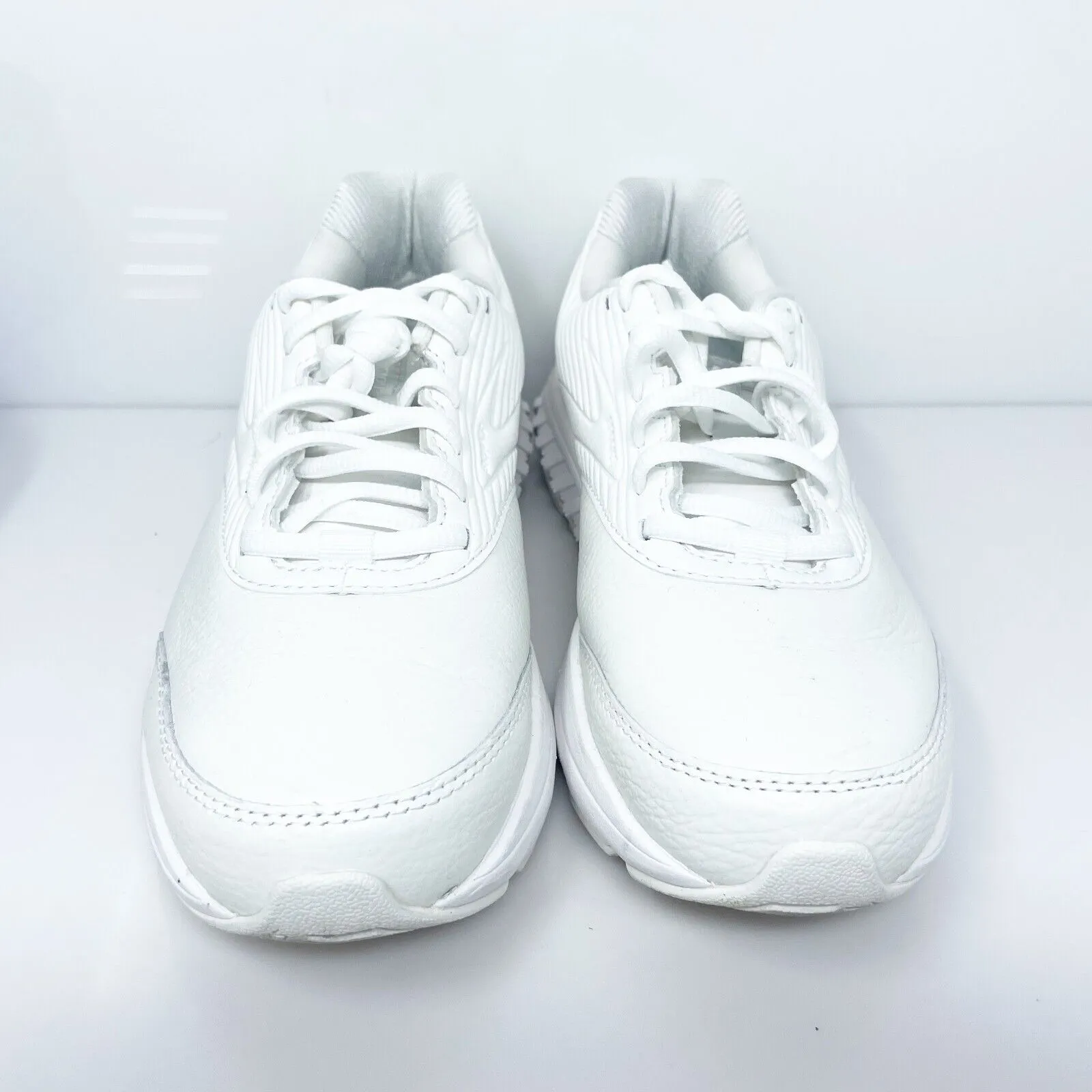 Brooks Womens Addiction Walker 2 1203071B142 White Casual Shoes Sneakers 7.5 B