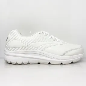 Brooks Womens Addiction Walker 2 1203071B142 White Casual Shoes Sneakers 7.5 B