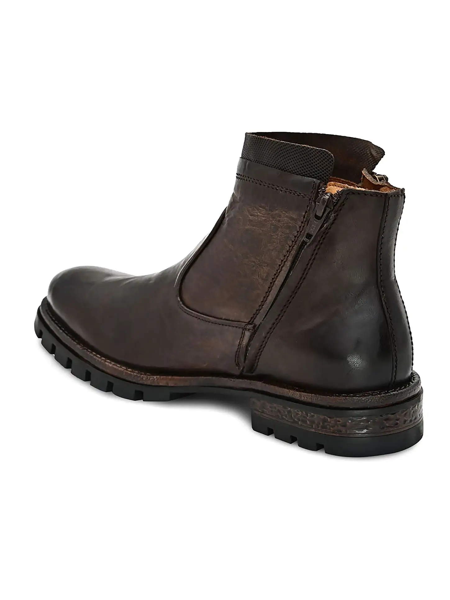 Brown Ankle Length Boots