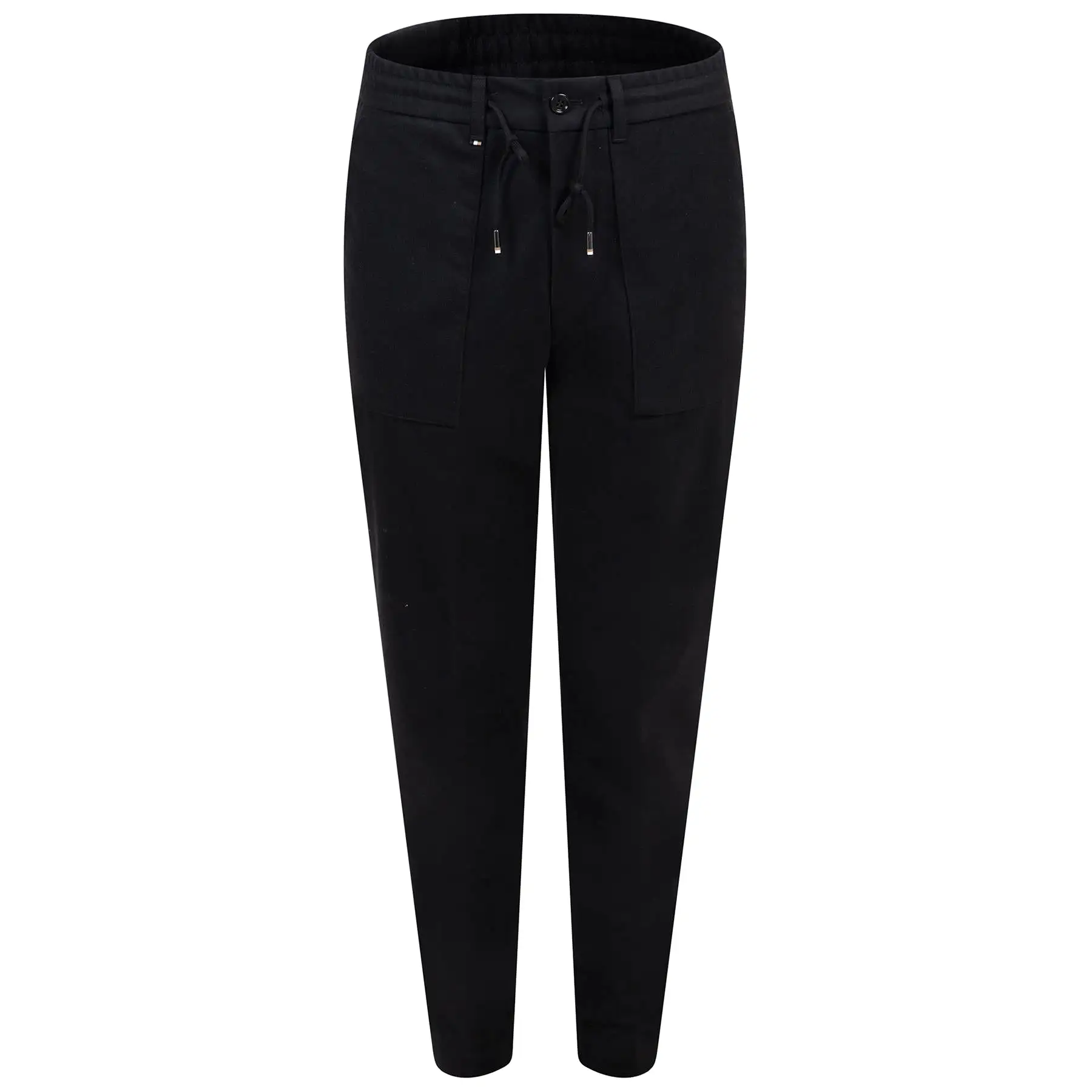 C-Perin-234 Cotton Relaxed Fit Trousers Black - W23