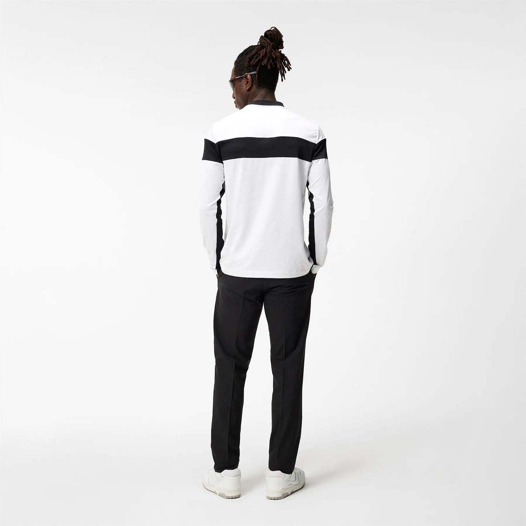 Charles Zip Mid Layer White - W23