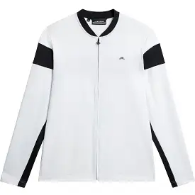 Charles Zip Mid Layer White - W23