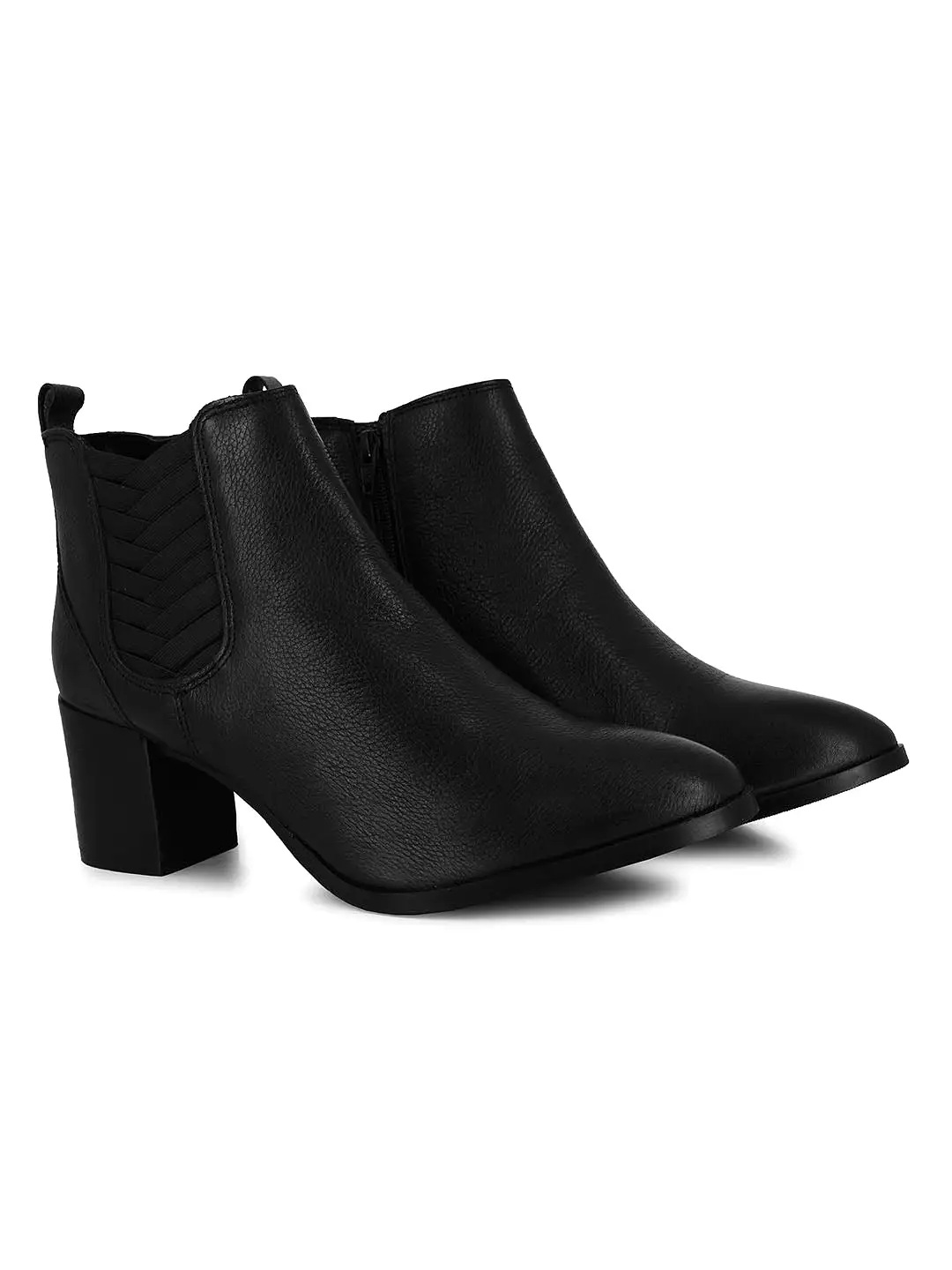 Chelsea Samron Black Women Boots