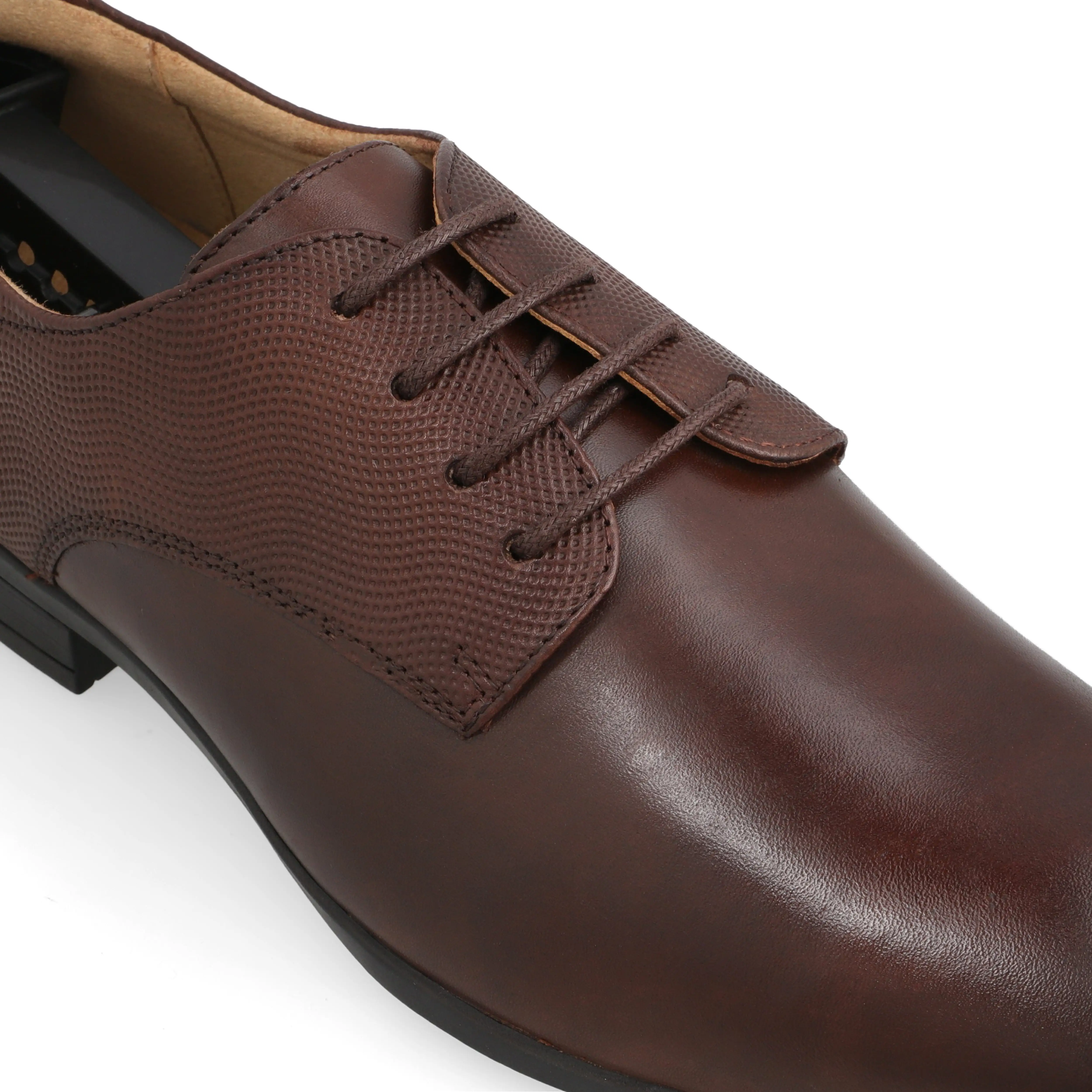 Classic Leather Derbys-Brown