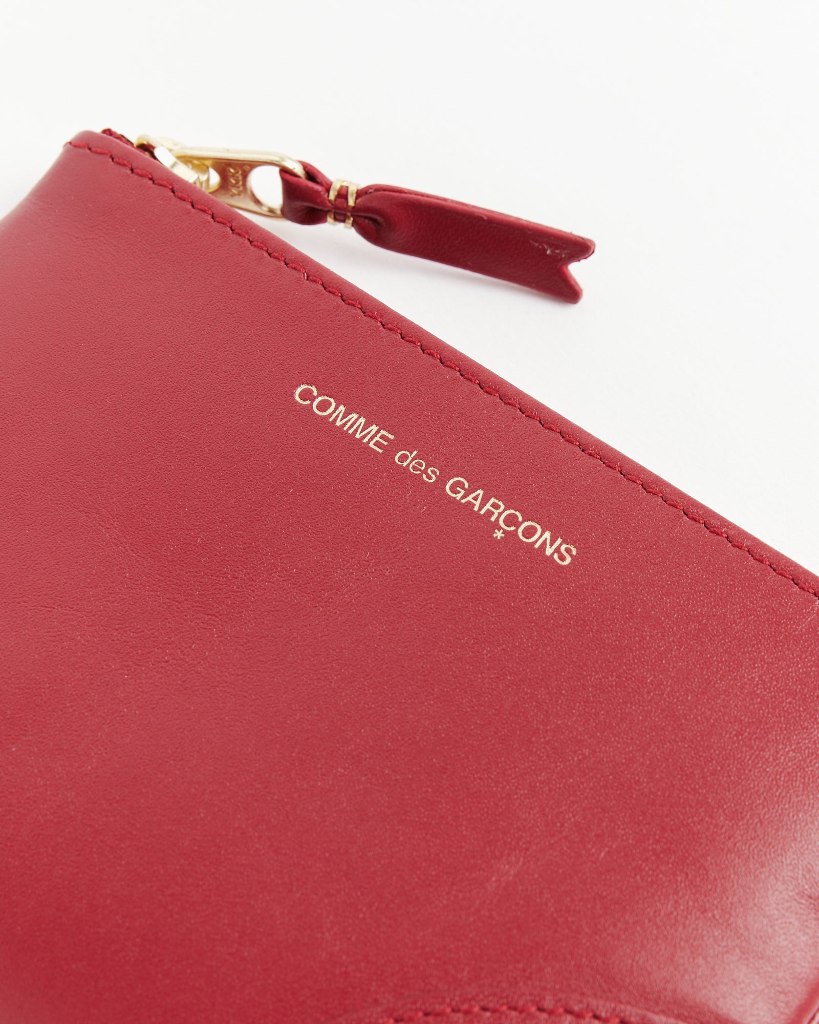 Classic Zip Pouch in Red