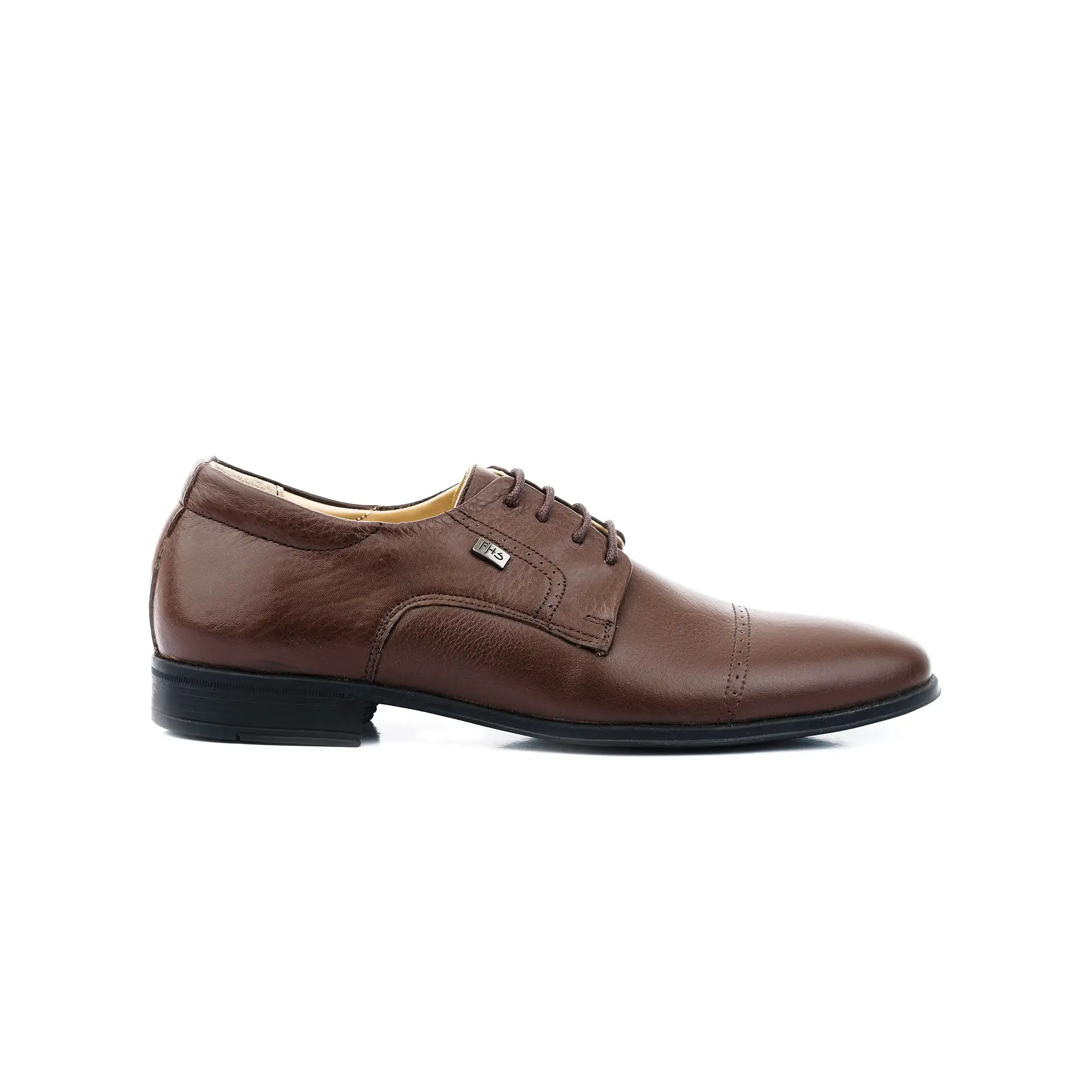 Classy Leather Derbies - Brown