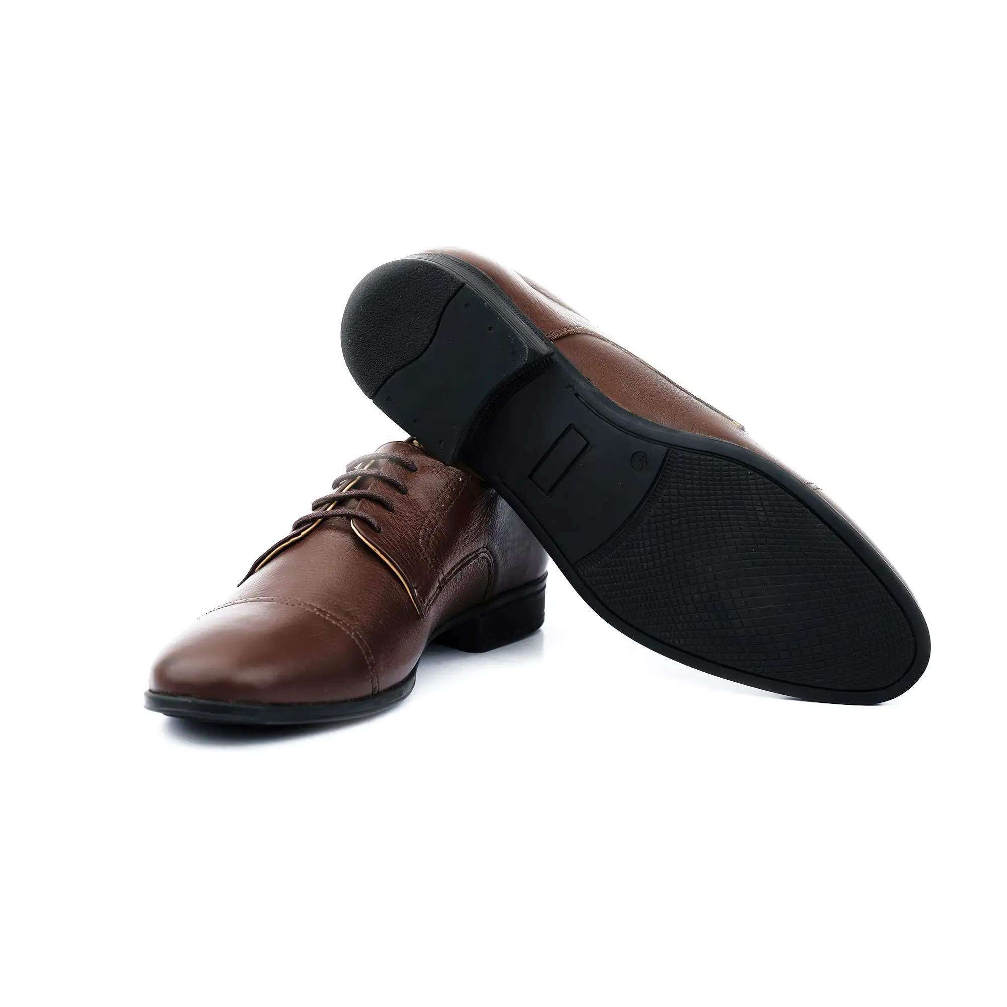 Classy Leather Derbies - Brown