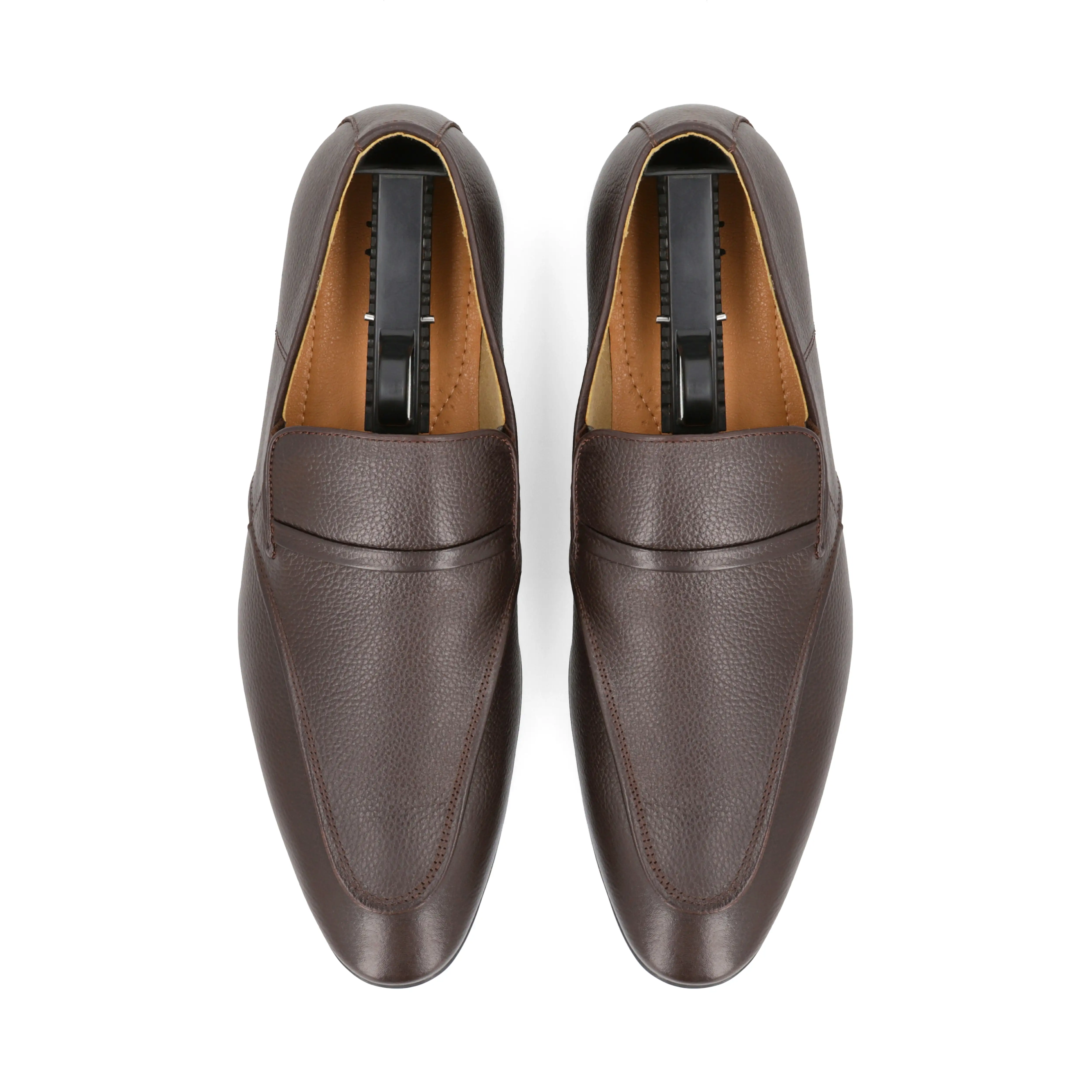 Classy Thin Strapped Loafers - Brown