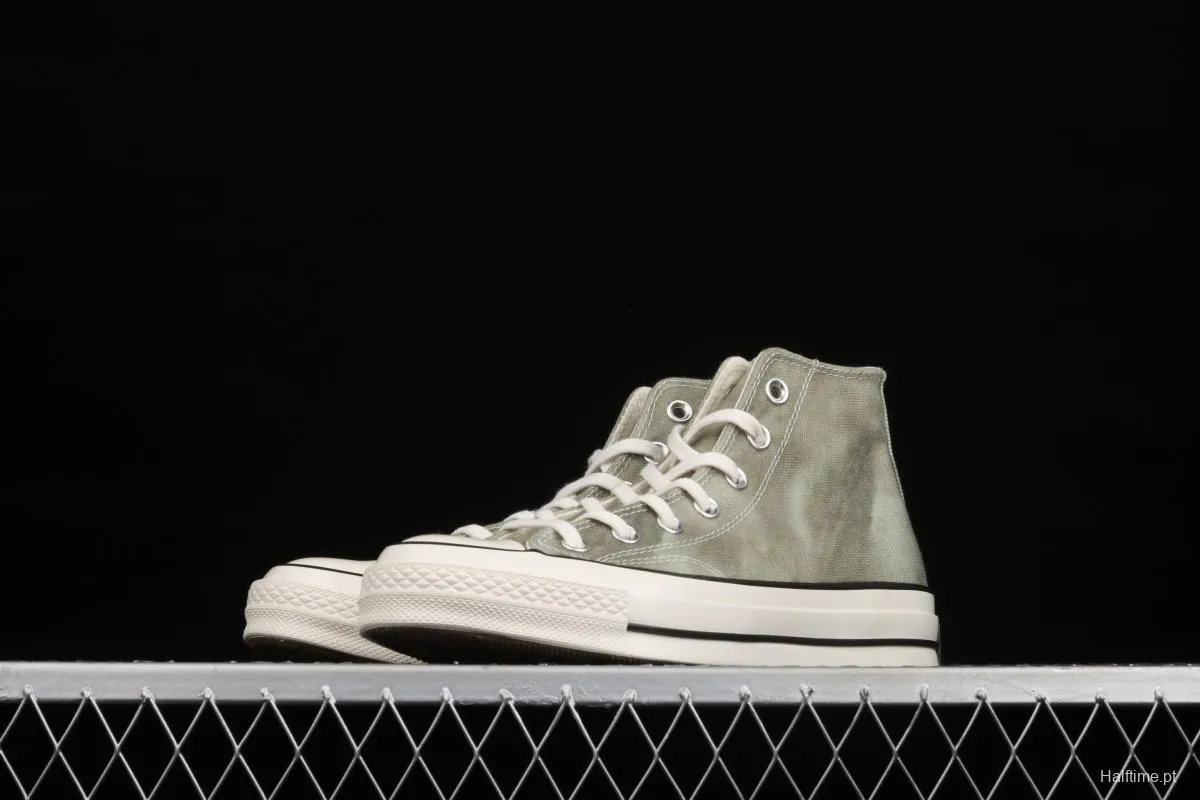 Converse 70s new spring color spring matcha ink rendering high-top leisure board shoes 170964C