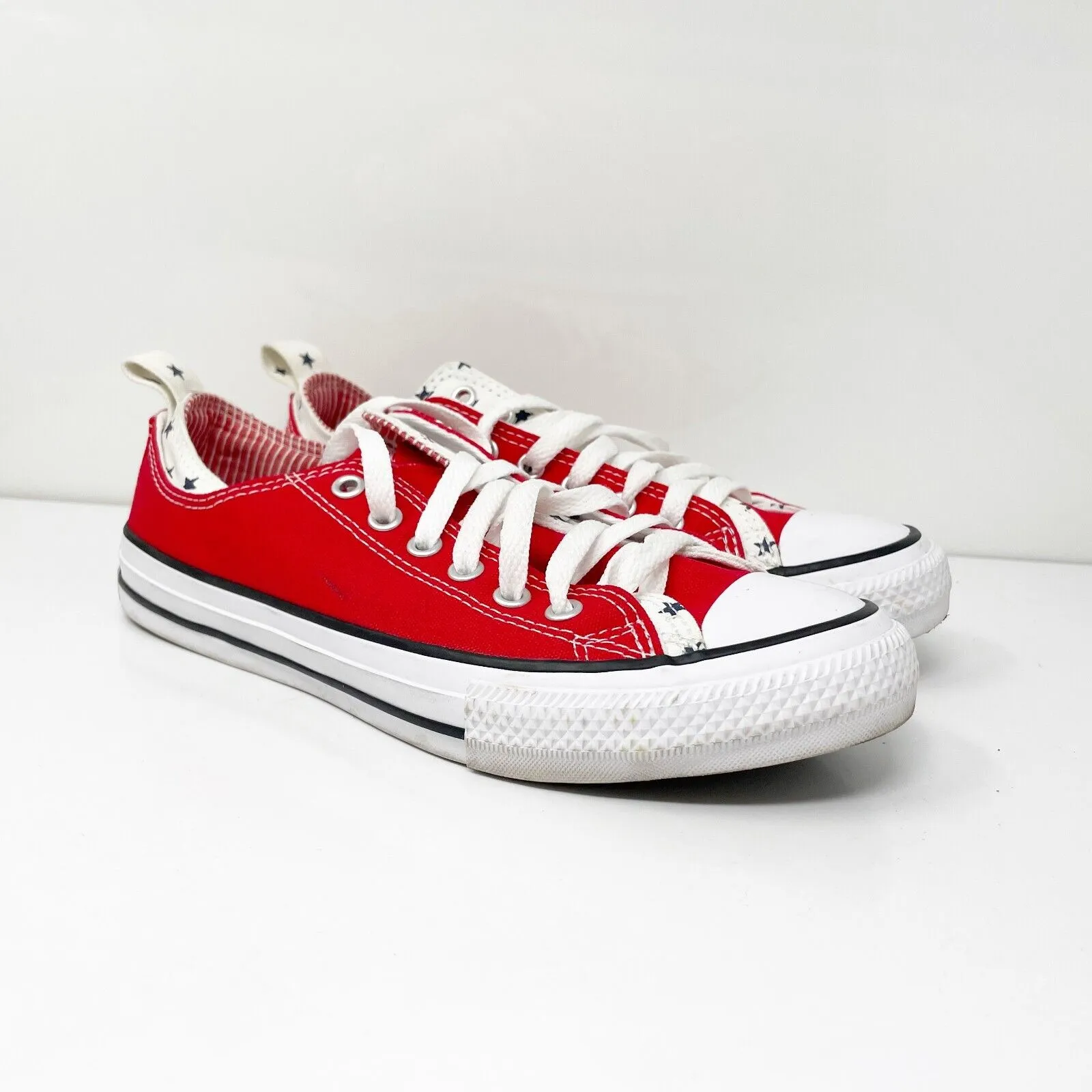 Converse Boys Chuck Taylor All Stars 667799F Red Casual Shoes Sneakers Size 5