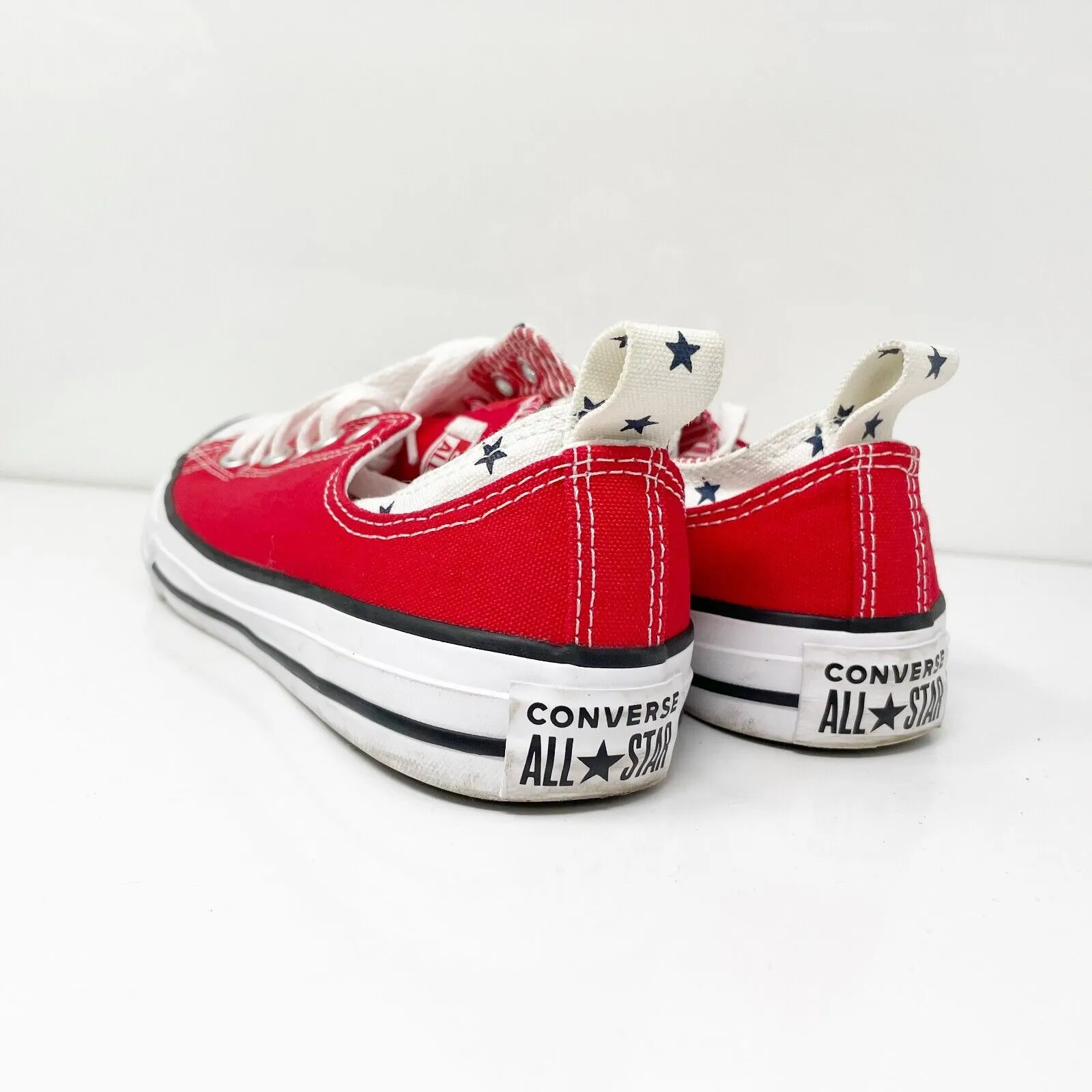 Converse Boys Chuck Taylor All Stars 667799F Red Casual Shoes Sneakers Size 5