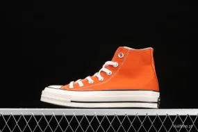 Converse Chuck 70s spring new color bonfire orange matching high-top casual board shoes 171475C