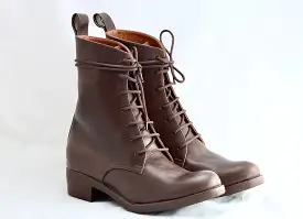 Derby Boot high | choc | calf