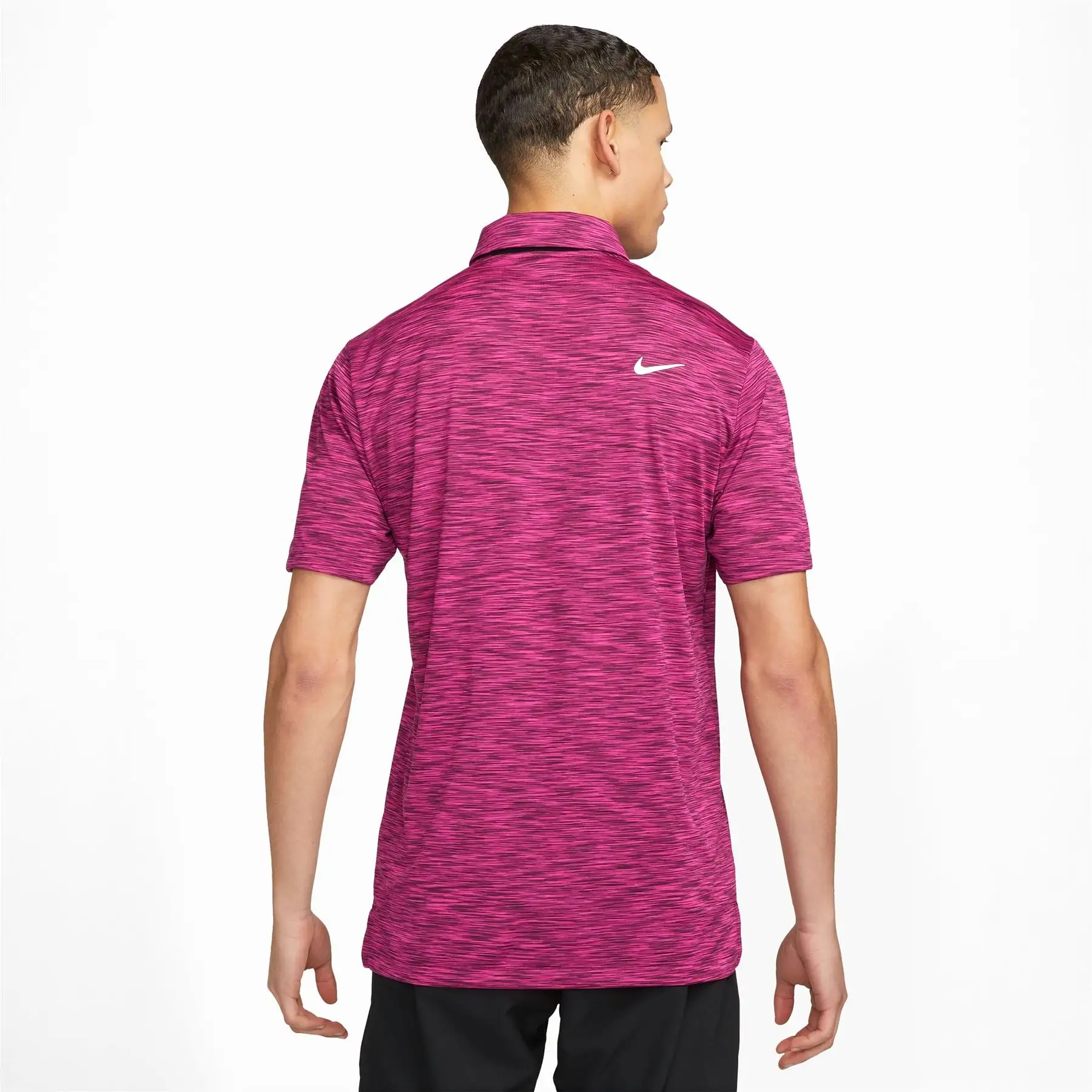 Dri-FIT Tour Stretch Space Dye Polo Bordeaux Pink - W23