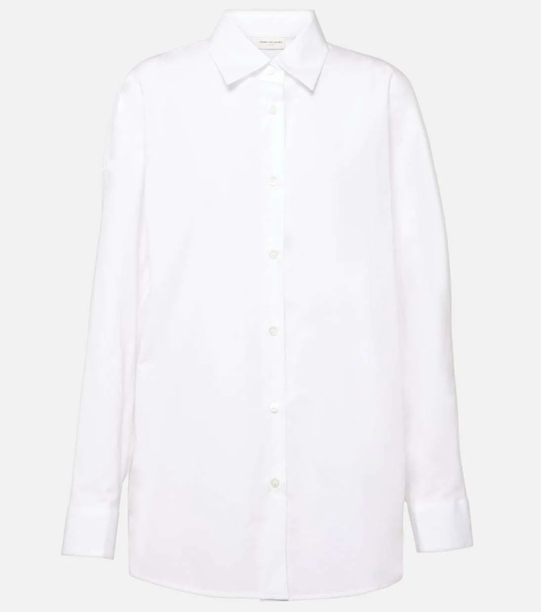 Dries Van Noten  |Long Sleeves Plain Cotton Office Style Formal Style