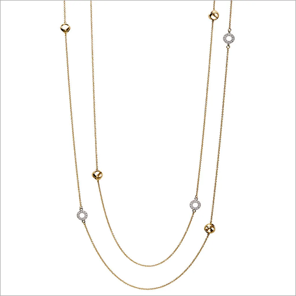 Eterno 18K Gold & Diamond 42 Necklace 2YW