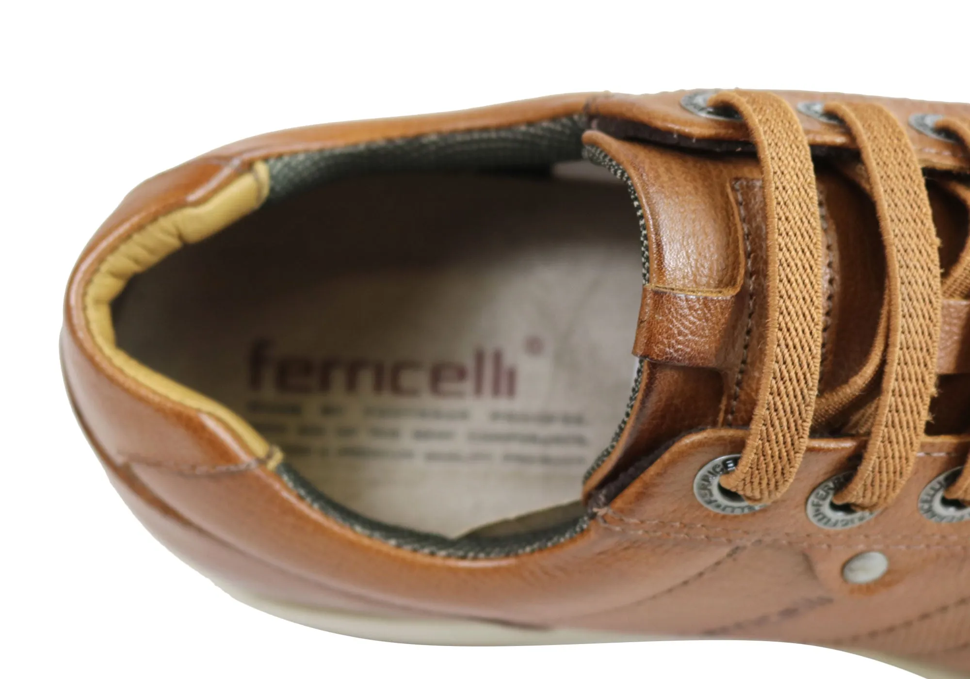 Ferricelli Hugh Mens Comfortable Slip On Casual Shoes Made In Brazil