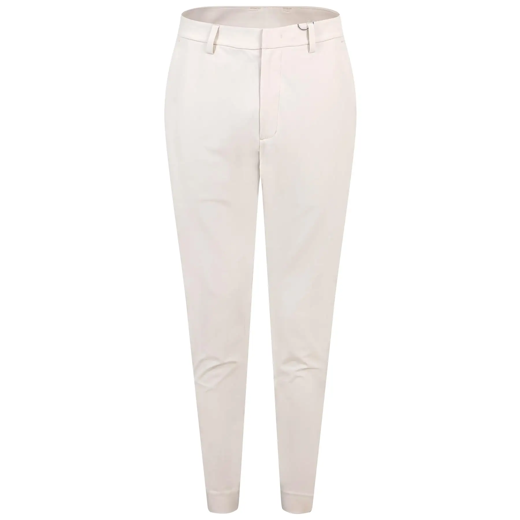 Four-Way Stretch Slim Leg Trousers Stone Beige - SS24