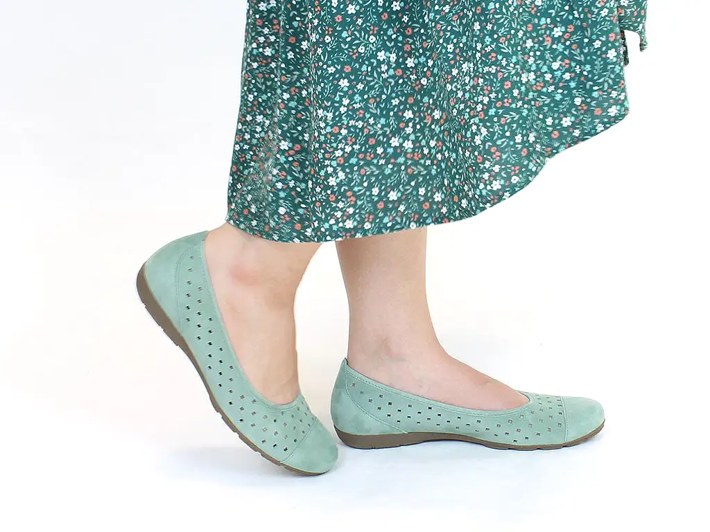 Gabor Pumps Ruffle 24.169 Menta