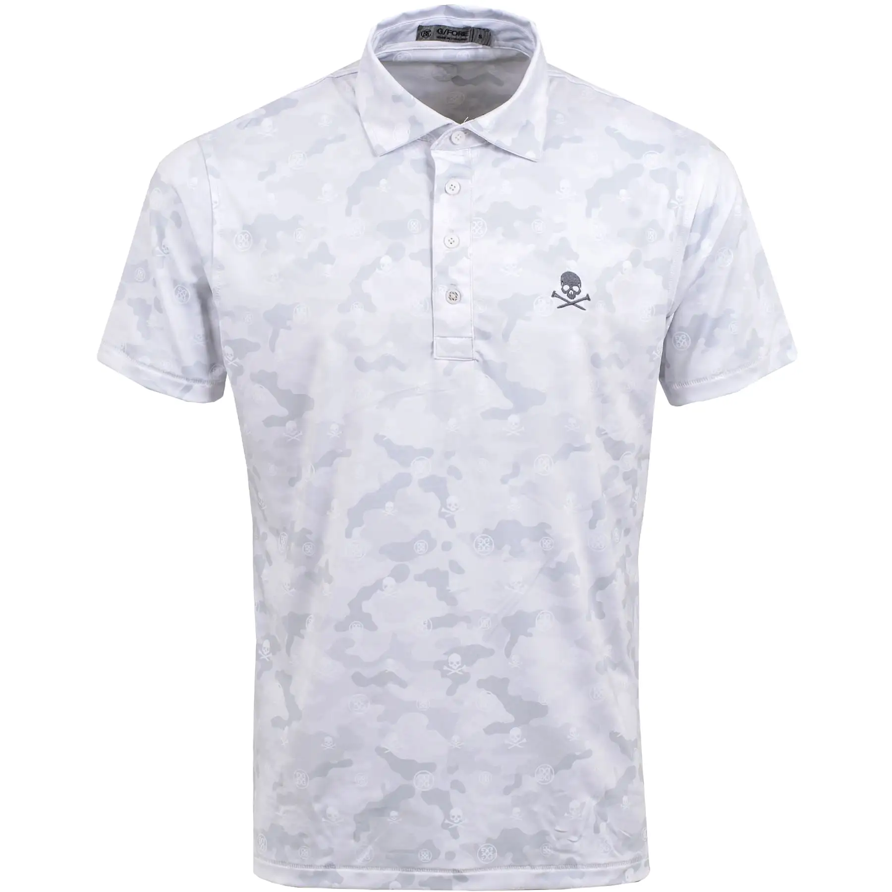 Icon Camo Printed Polo Snow - AW23