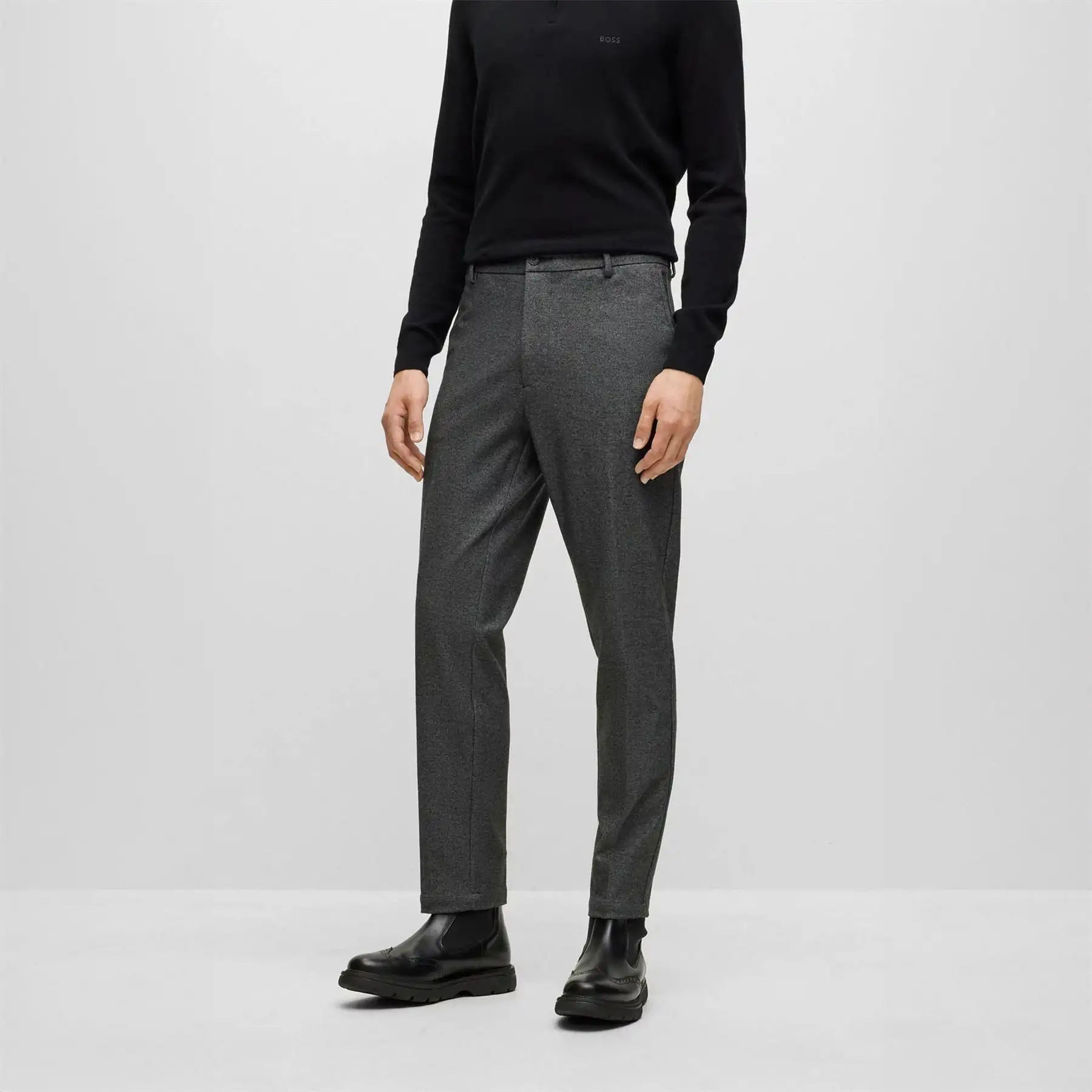 Kane-L Regular Fit Trousers Dark Grey - W23