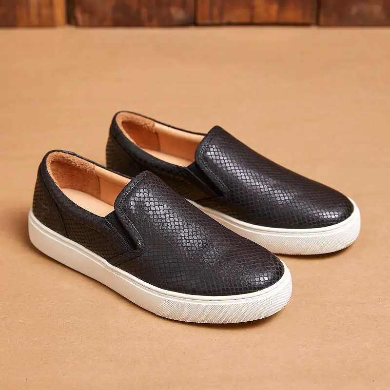 Kingsley Heath M Snake Slip-On Black/White