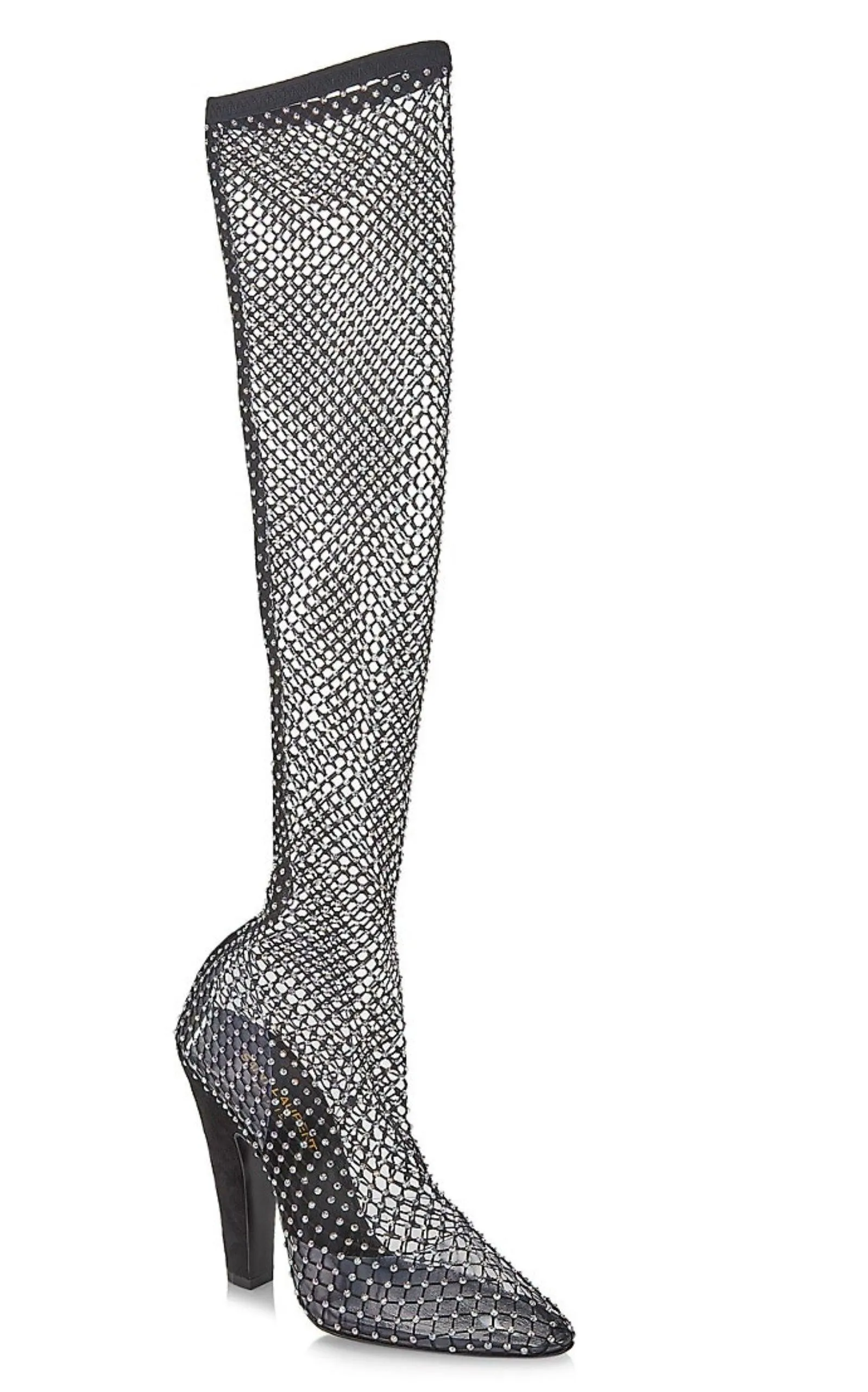 Koller Rhinestone Mesh Boots