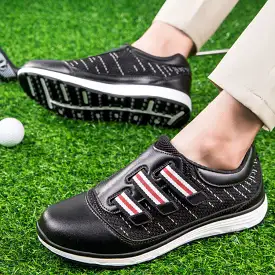 Libiyi men's low-top golf shoes with velcro fly mesh