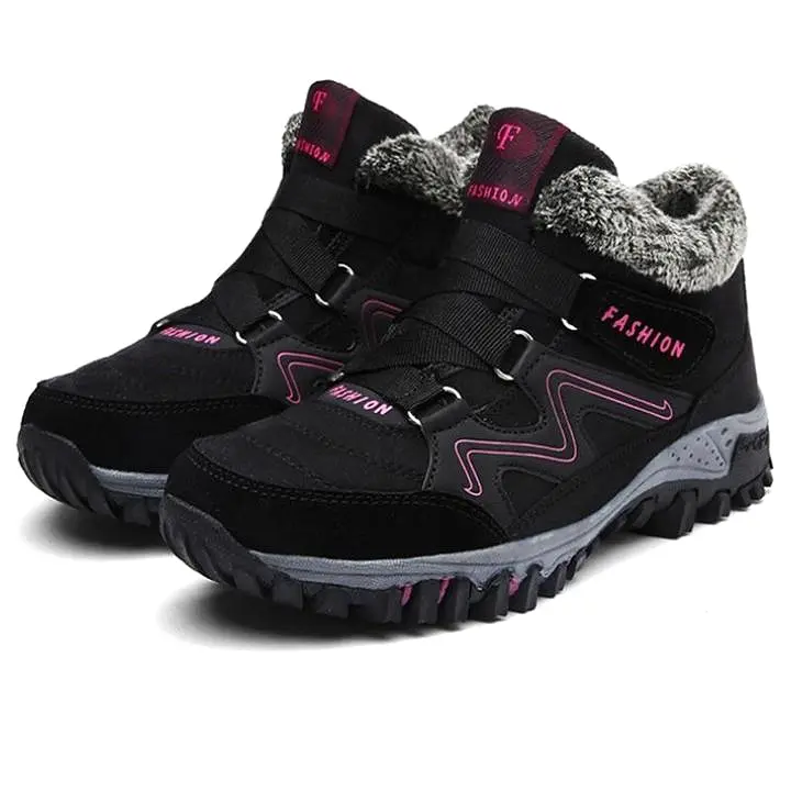 Libiyi non-slip warm and comfortable high-top casual cotton shoes