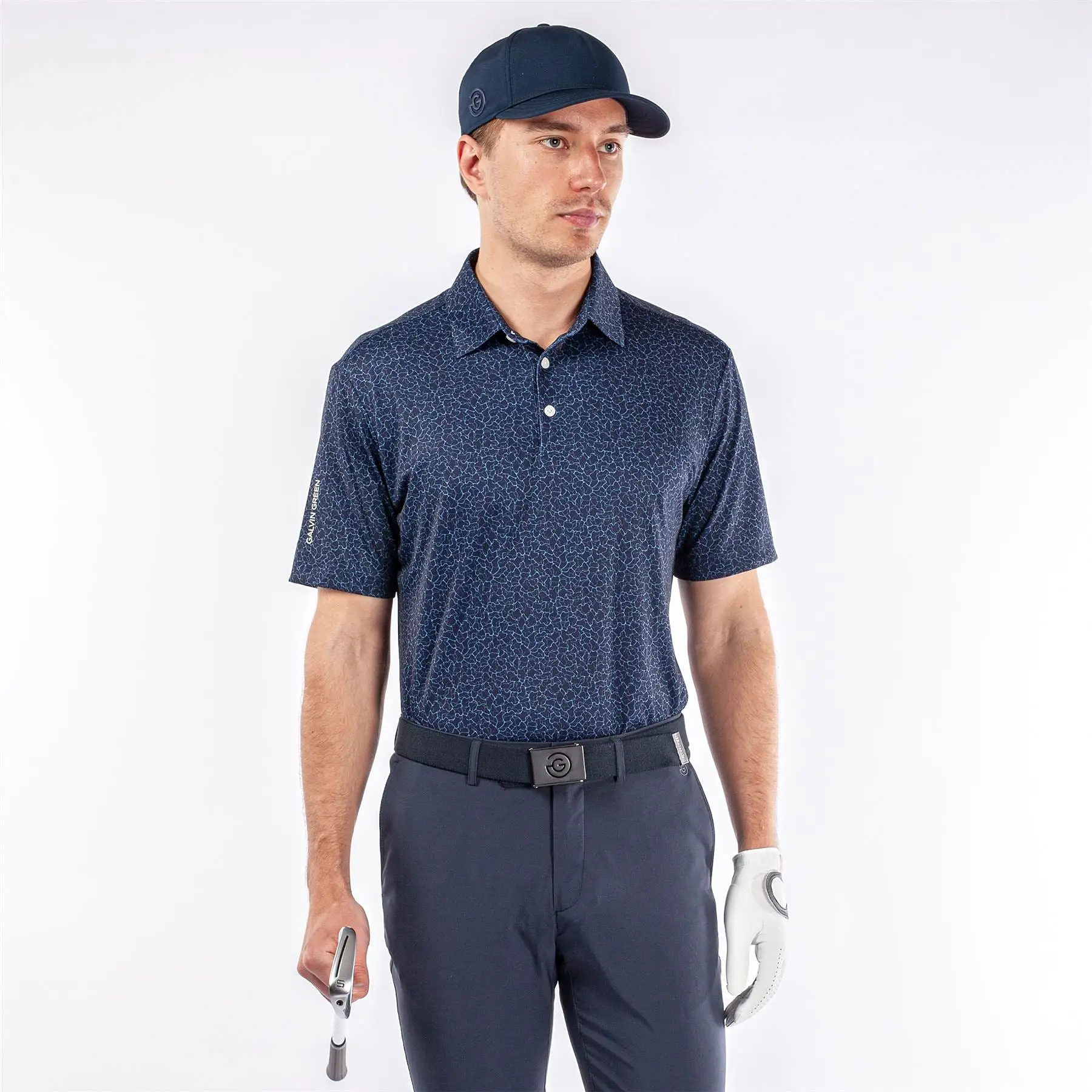 Mani Ventil8+ Breathable Regular Fit Polo Navy - 2024