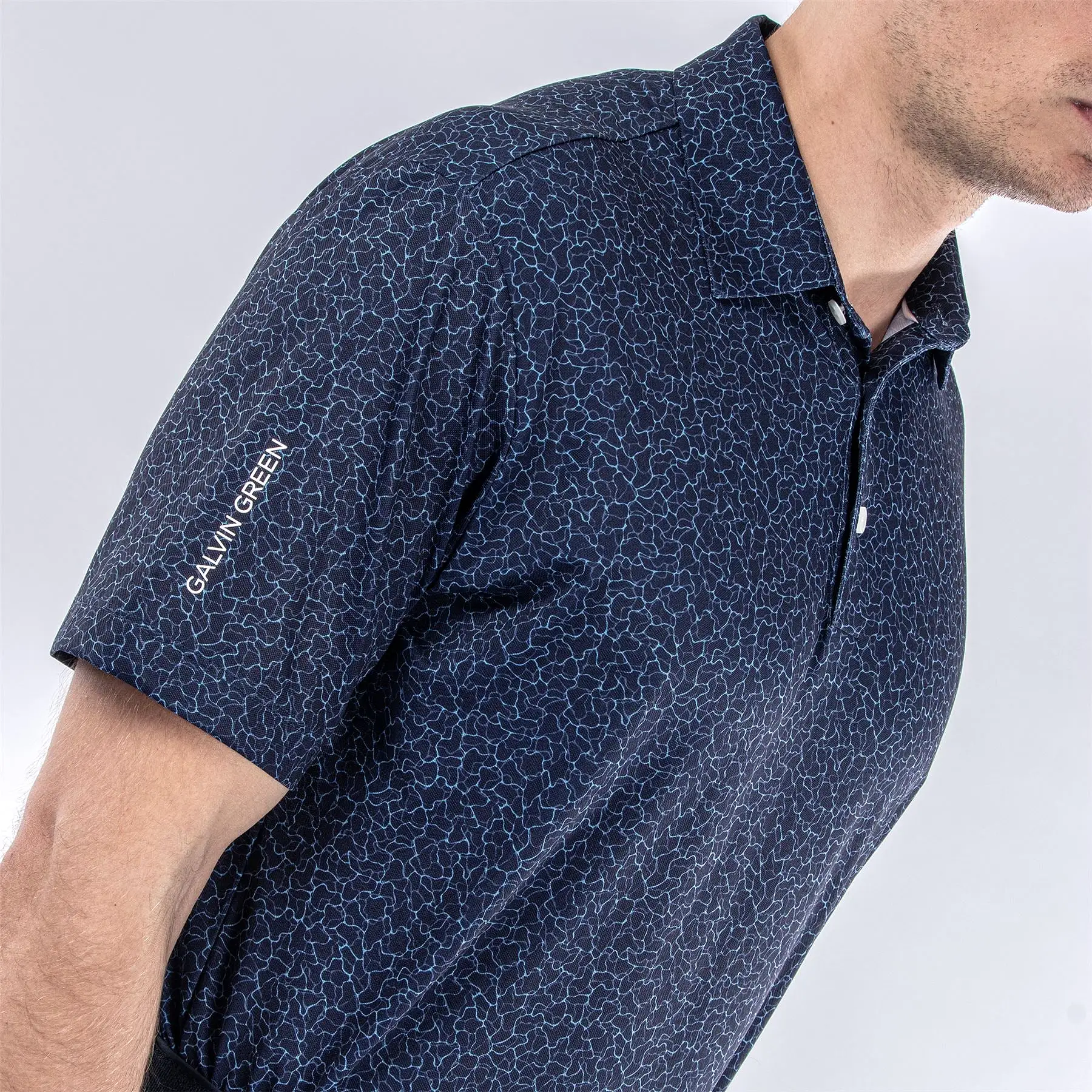 Mani Ventil8+ Breathable Regular Fit Polo Navy - 2024