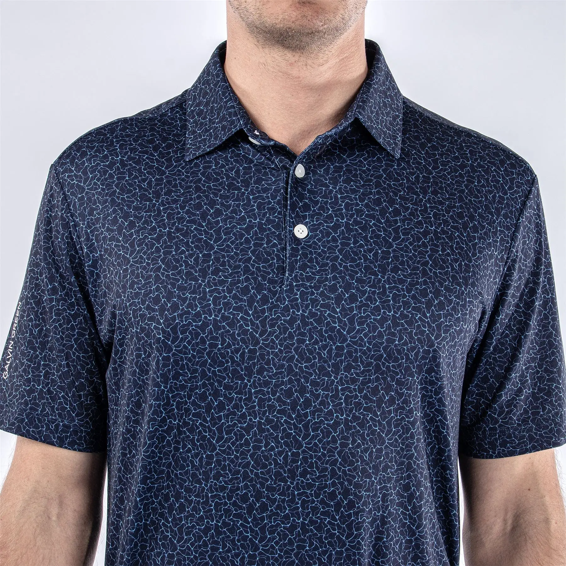 Mani Ventil8+ Breathable Regular Fit Polo Navy - 2024