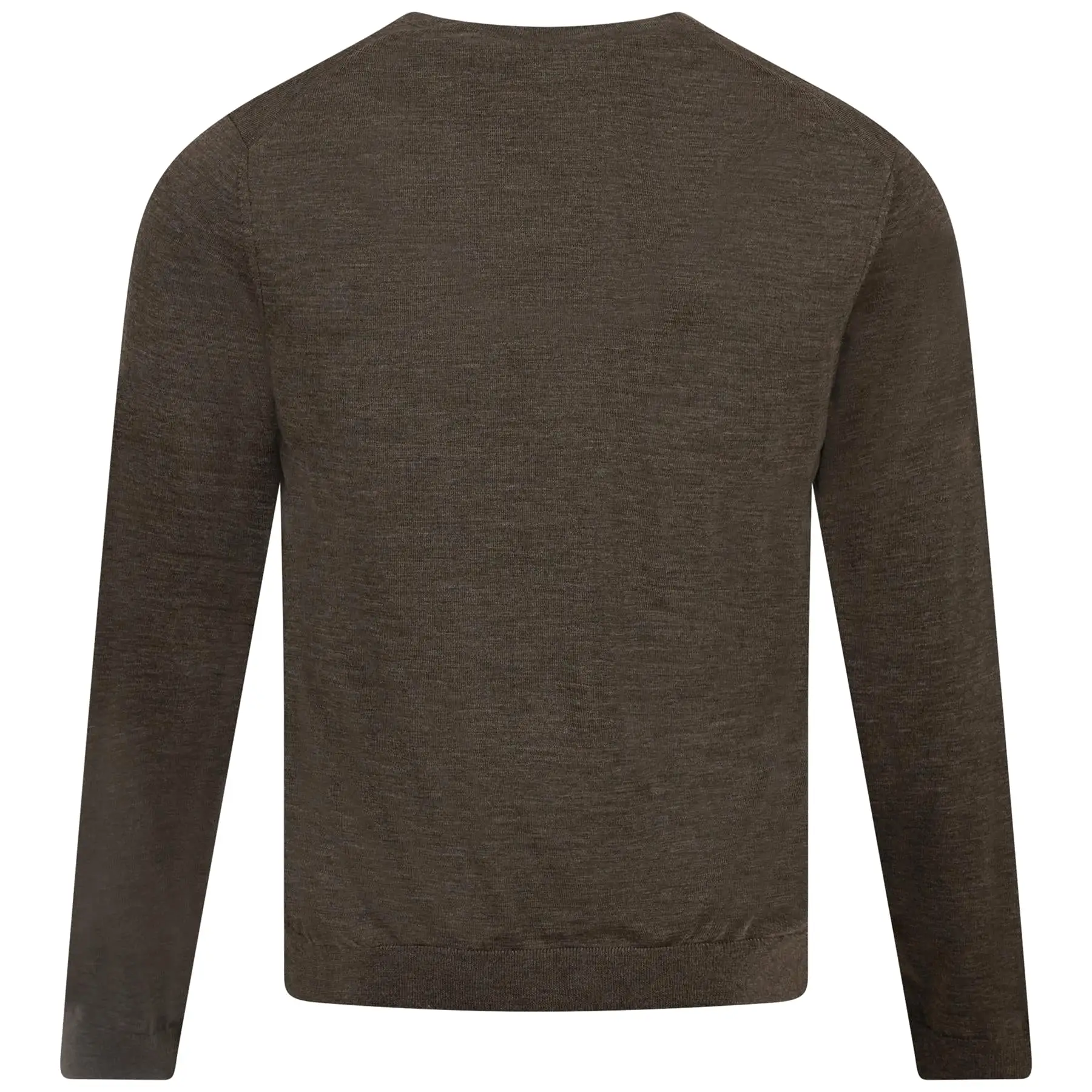 Mardon-L Knitted Wool Slim Fit Sweatshirt Open Green - W23