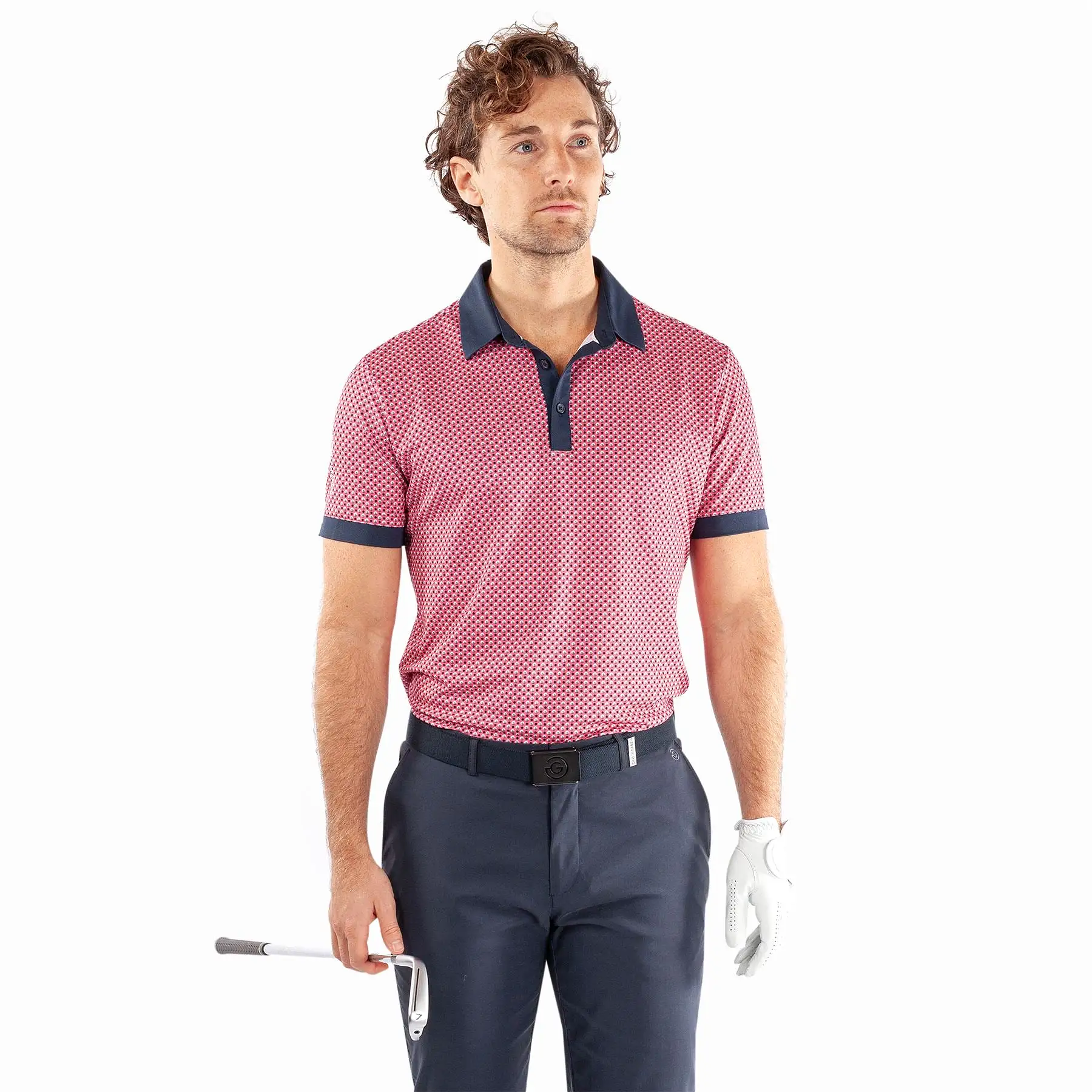 Mate Ventil8+ Polo Camelia Rose/Navy - SS24