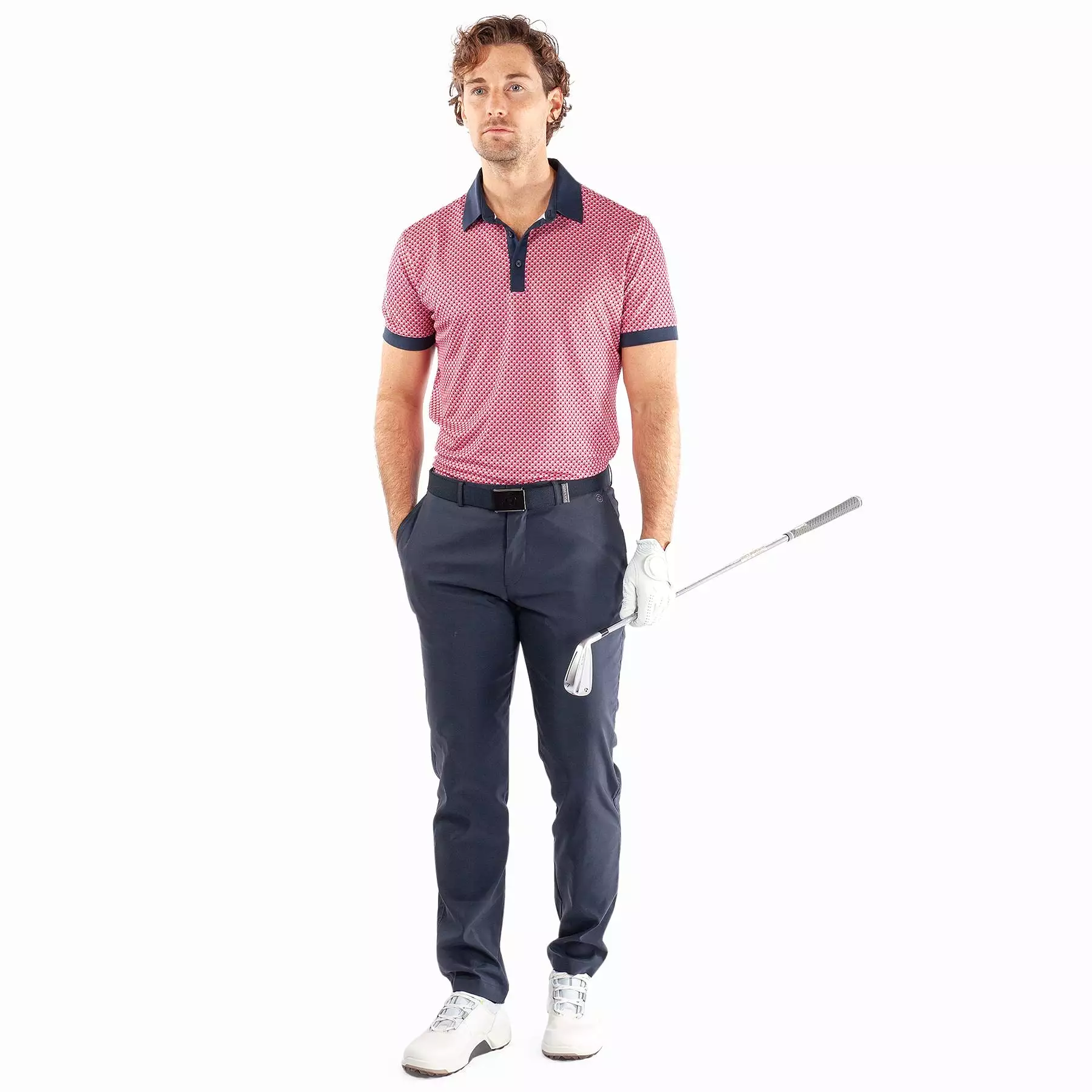 Mate Ventil8+ Polo Camelia Rose/Navy - SS24