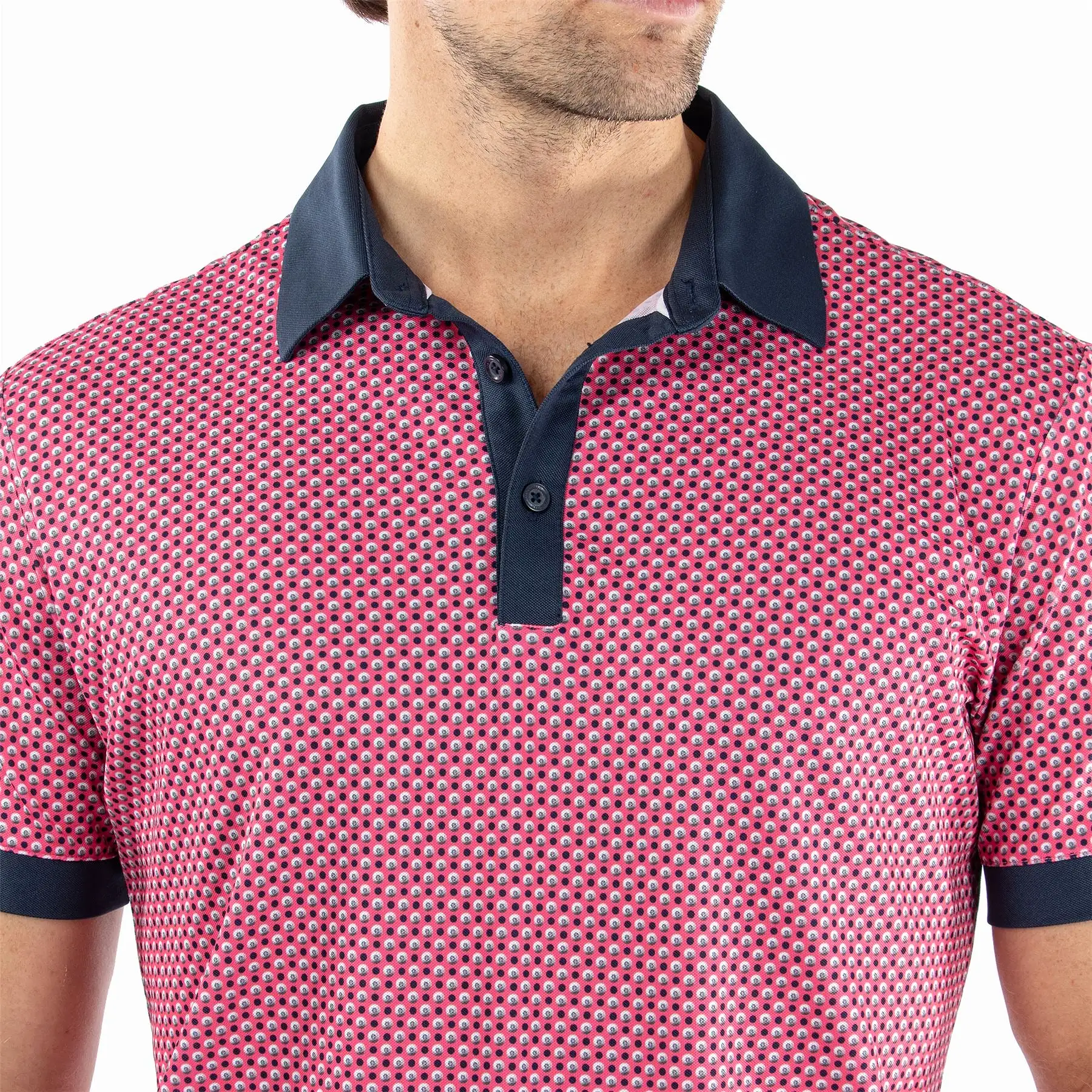 Mate Ventil8+ Polo Camelia Rose/Navy - SS24