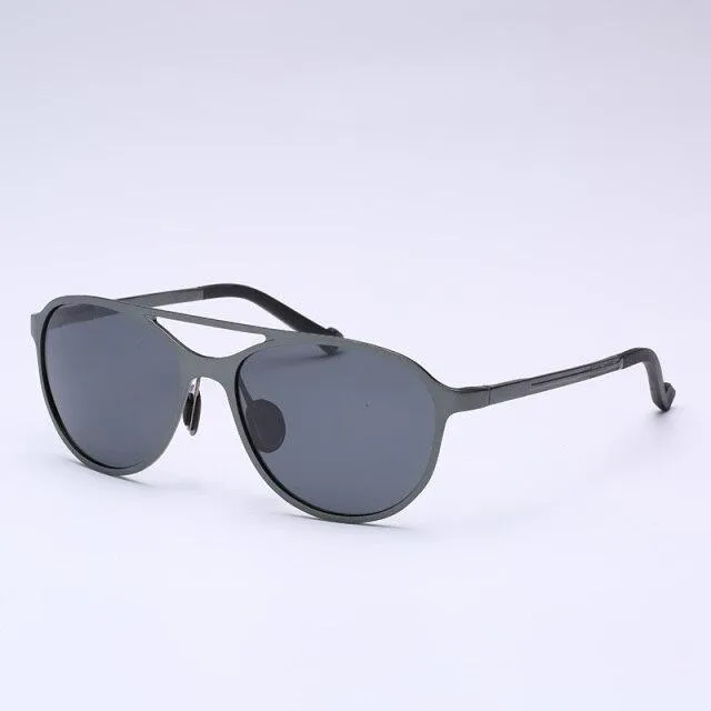 Men's Aluminum Magnesium Double Bridge Polarized Sunglasses