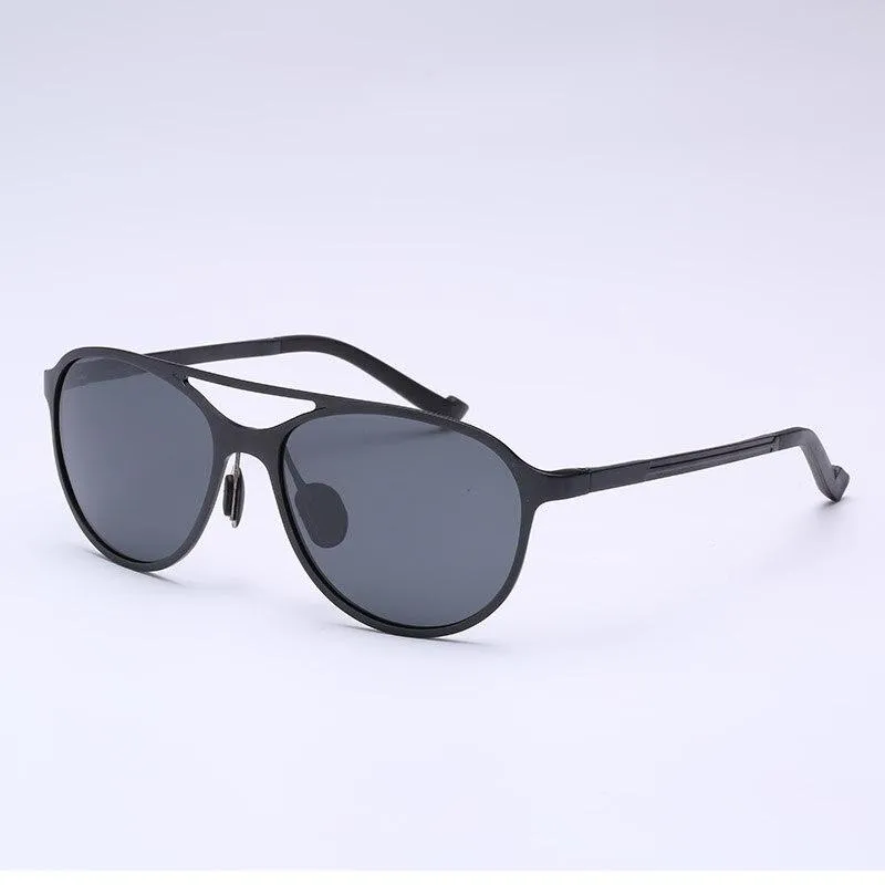 Men's Aluminum Magnesium Double Bridge Polarized Sunglasses