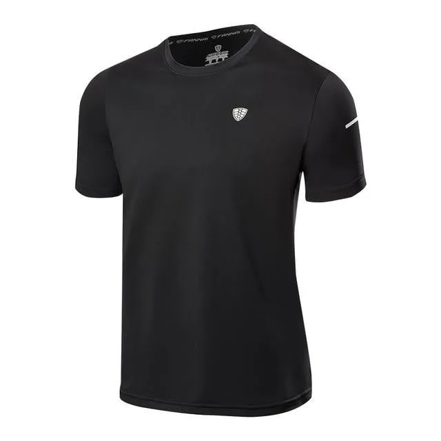 Men's Running Hombre Breathable Sports Fitness Training Gym T-Shirt