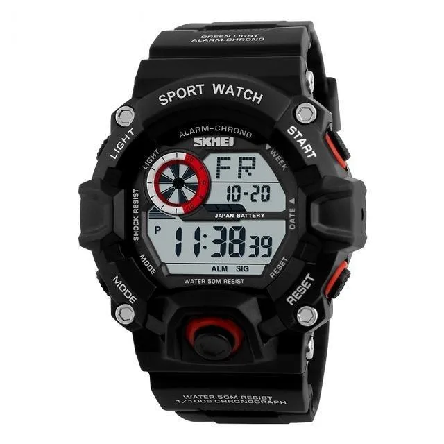 Men's Sports Military Camouflage Digital Watches with Chronograph