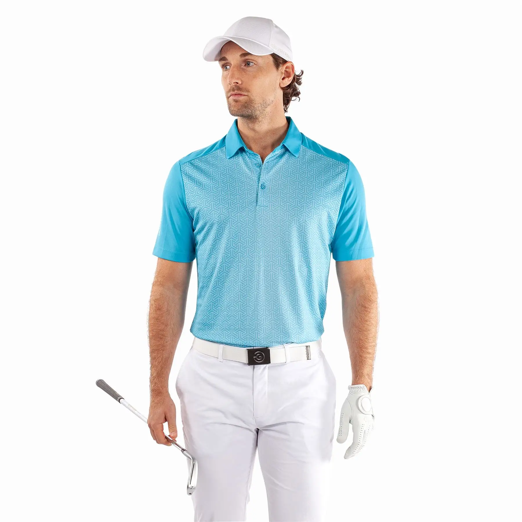 Mile Ventil8+ Polo Aqua/White - SS24