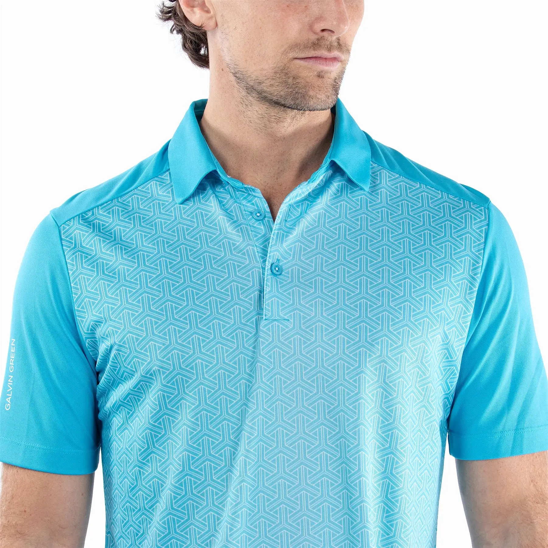 Mile Ventil8+ Polo Aqua/White - SS24