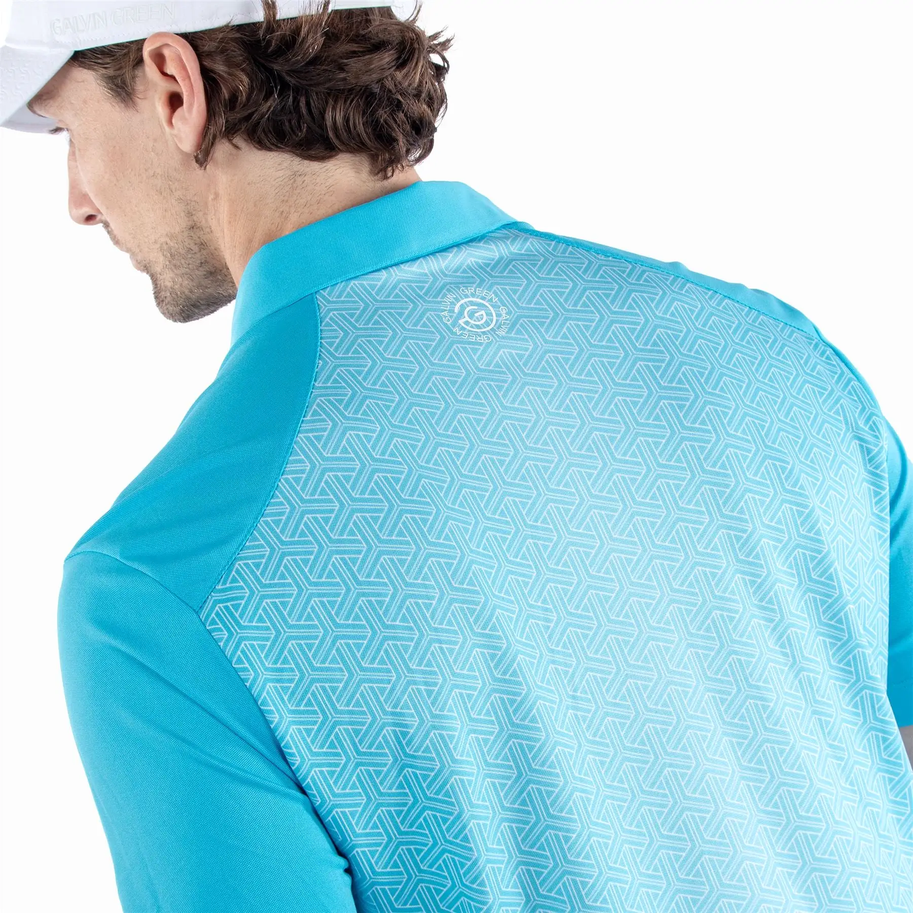 Mile Ventil8+ Polo Aqua/White - SS24